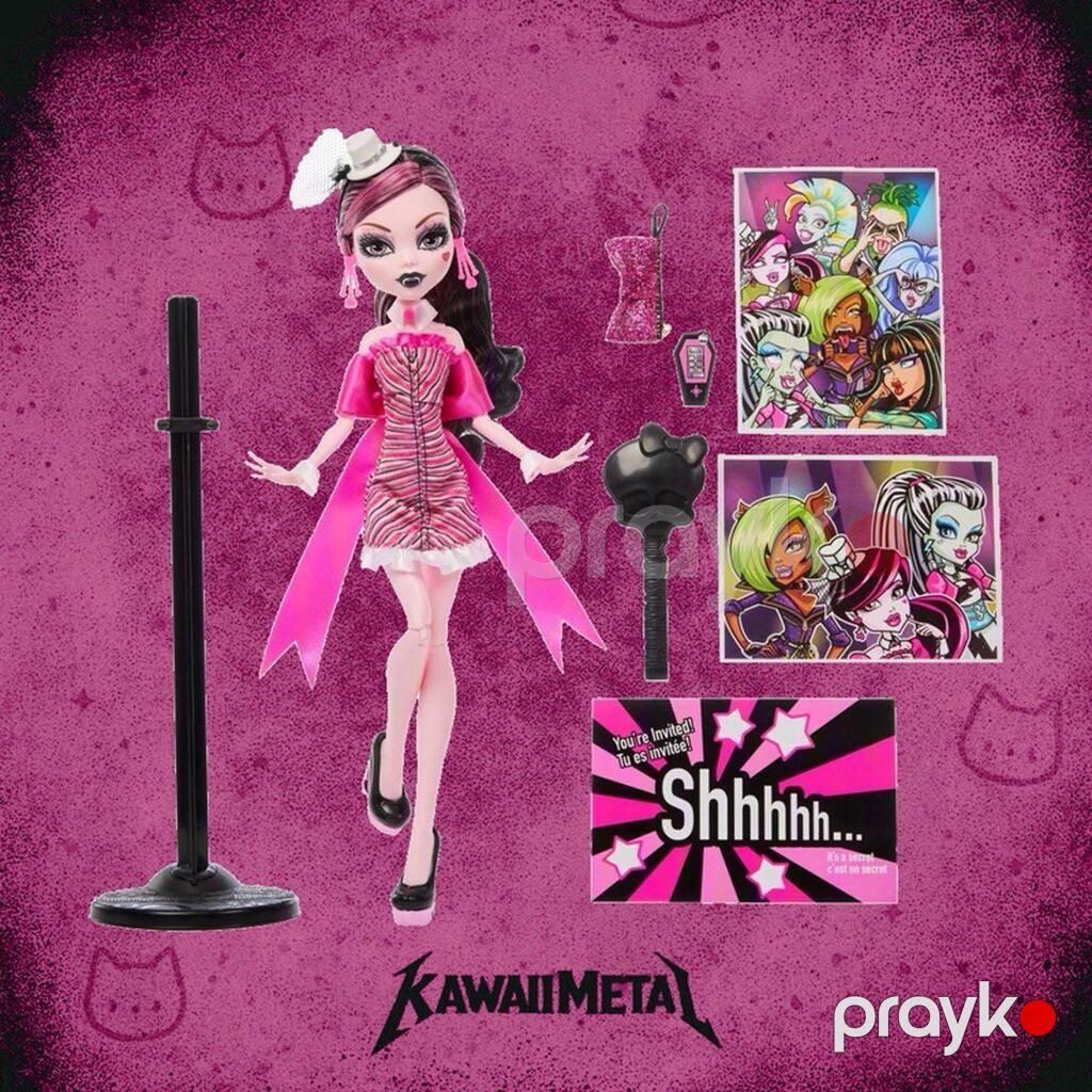 Monster High “Dawn of the Dance” Draculaura kuklası – Mattel — Kuklalar və aksesuarlar, Qəbələ (3)
