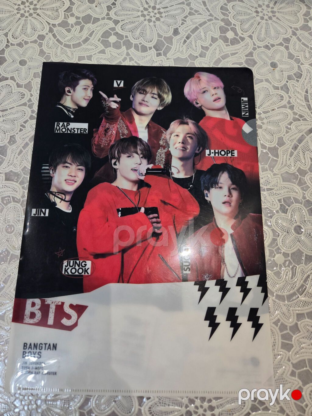 BTS temalı post-it vərəqləri və qovluq satılır. Hər ikisi istifadə — Şəkillər, Bakı (2)