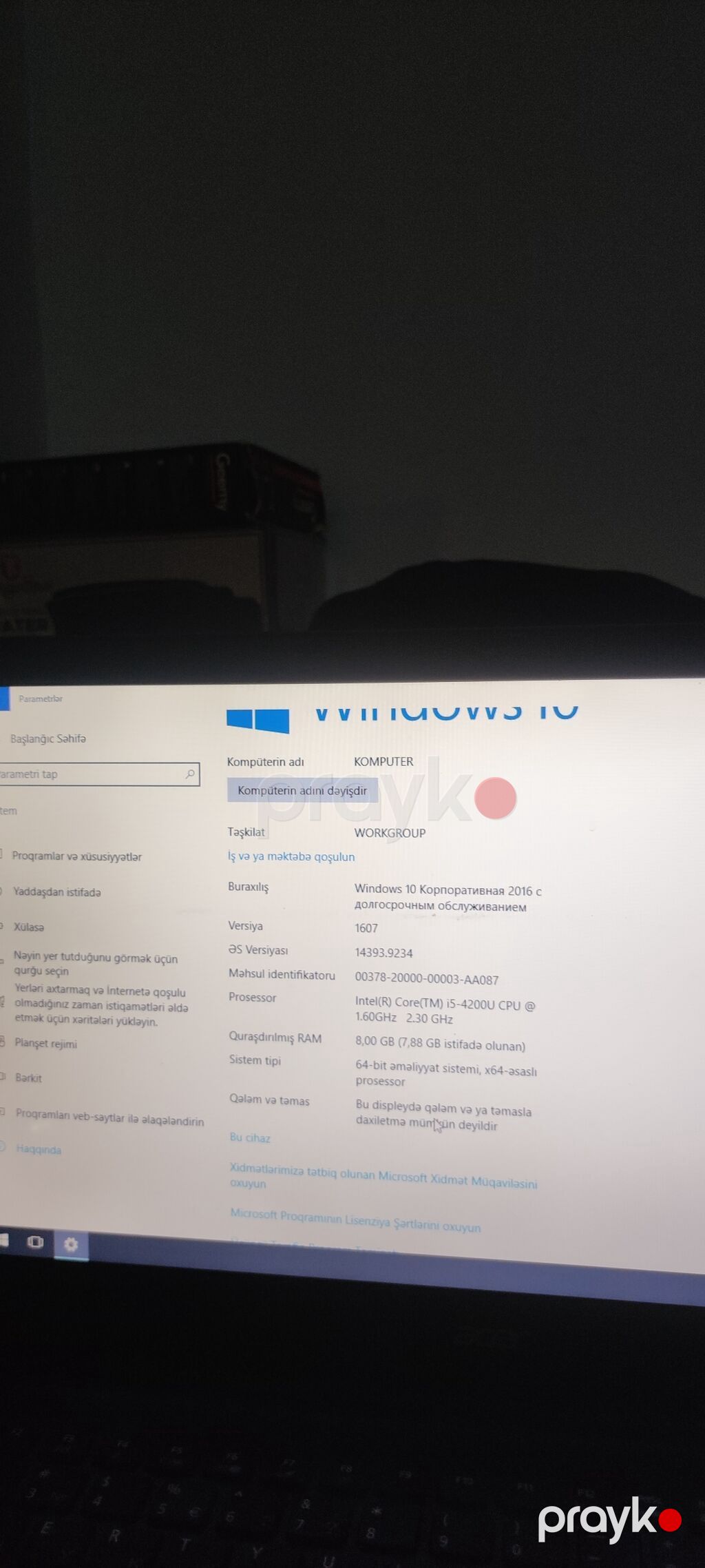 Acer noutbuk + aksesuarlar Texniki göstəricilər: - Prosessor: Intel — Acer, Bakı (2)