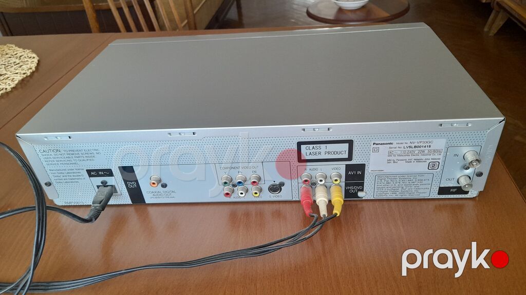 Panasonic NV-VP33GC – VHS video maqnitofon + Dvd/cd pleyer kombi — DVD pleyer, Bakı (5)