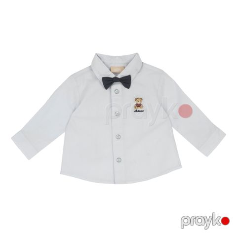 Oğlanlar üçün uzunqol köynək Chicco 9102825000000-21, mavi, pambıq, ölçü 3 ay — Bakı