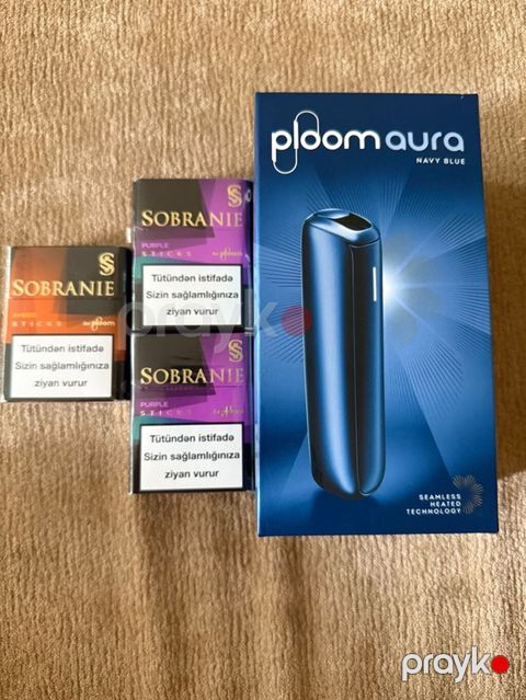 Məhsul: Ploom Aura (Navy Blue) tütün çubuqları üçün qızdırıcı cihaz + — Bakı
