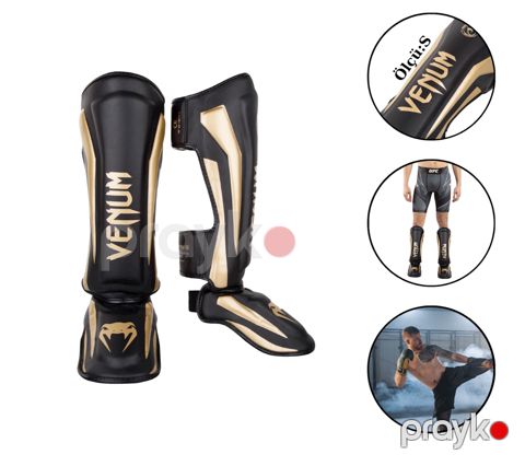 Kikboks üçün futlar Venum WS1235, qara-qızılı, ölçü S — Bakı