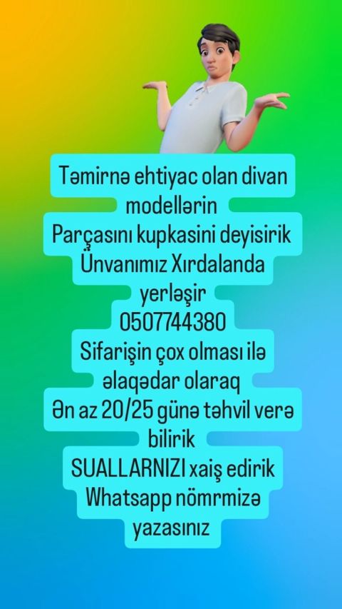 Mebellərin təmiri, bərpası — Bakı