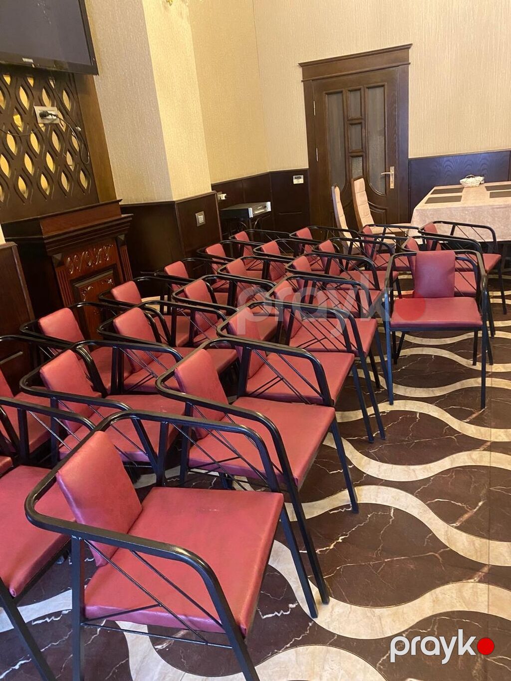 Tələbə/konfrans üçün yazı stolçalı oturacaqlar - Model: Armrestli — Stullar, Bakı (7)