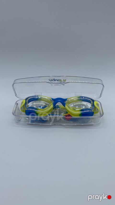 Üzgüçülük eynəyi AquaFit BL5003, göy/sarı — Bakı
