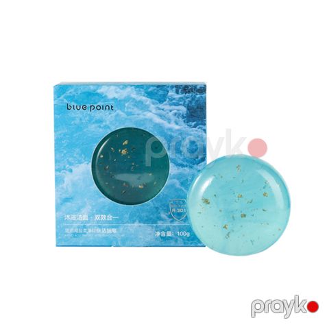 Bərk sabun Greenleaf Blue Point, dəniz duzlu ilə, 100 q — Bakı