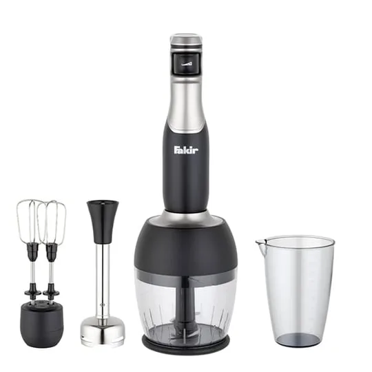 Blender Fakir Speed Lucca Set Black Silver — Bakı
