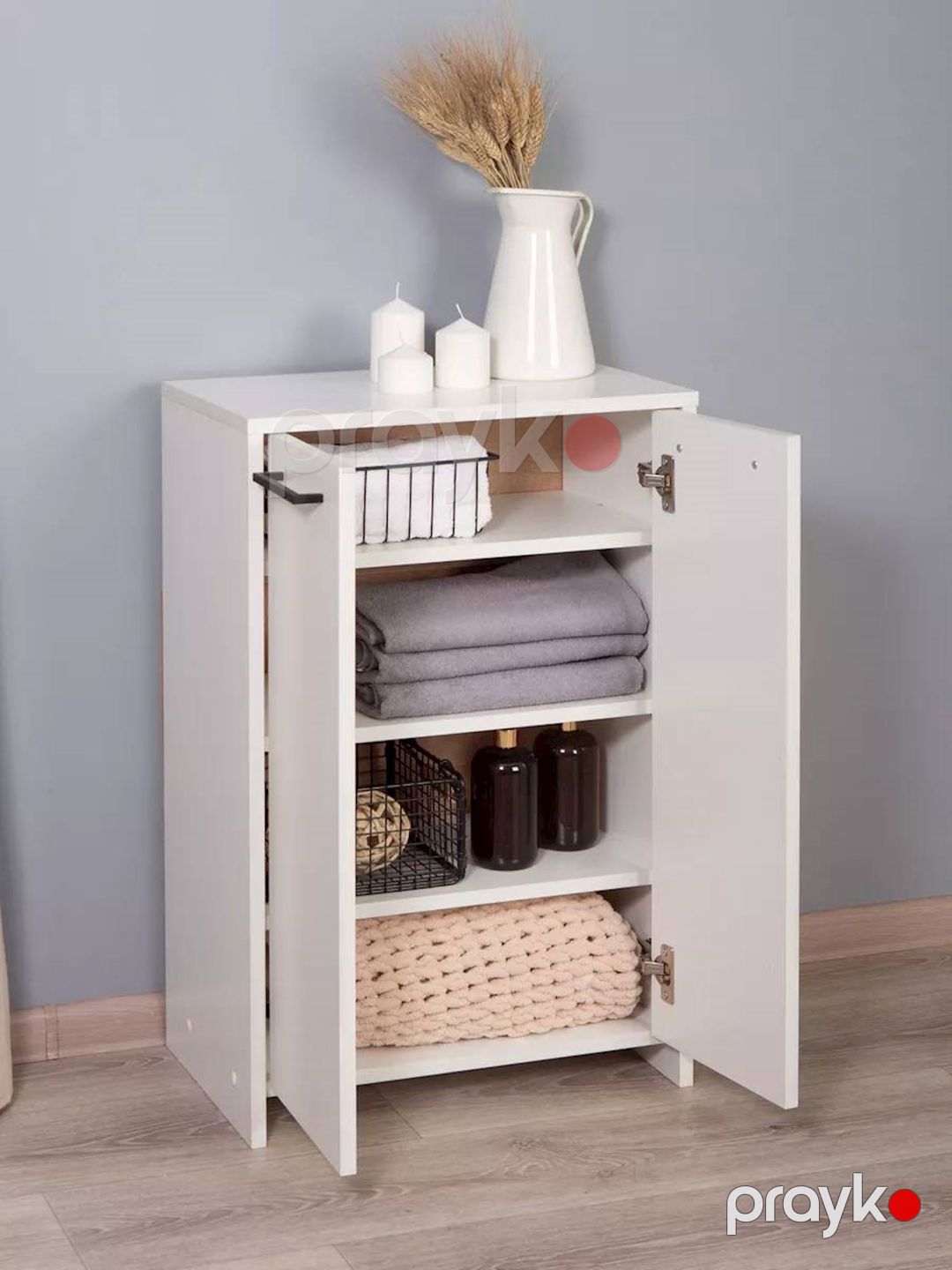 Ayaqqabı üçün altlıq, Ldsp, ağ basmanaxış, 80x35x50 sm — Mallar, Bakı (3)