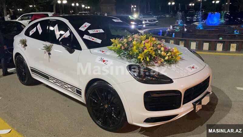 Porsche Cayenne Coupe Wedding, 2021 il — Minik avtomobili icarəsi, Bakı (2)