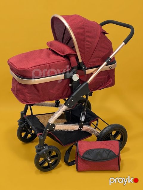 Uşaq arabası 2809878, 0-3 yaş, qırmızı — Bakı