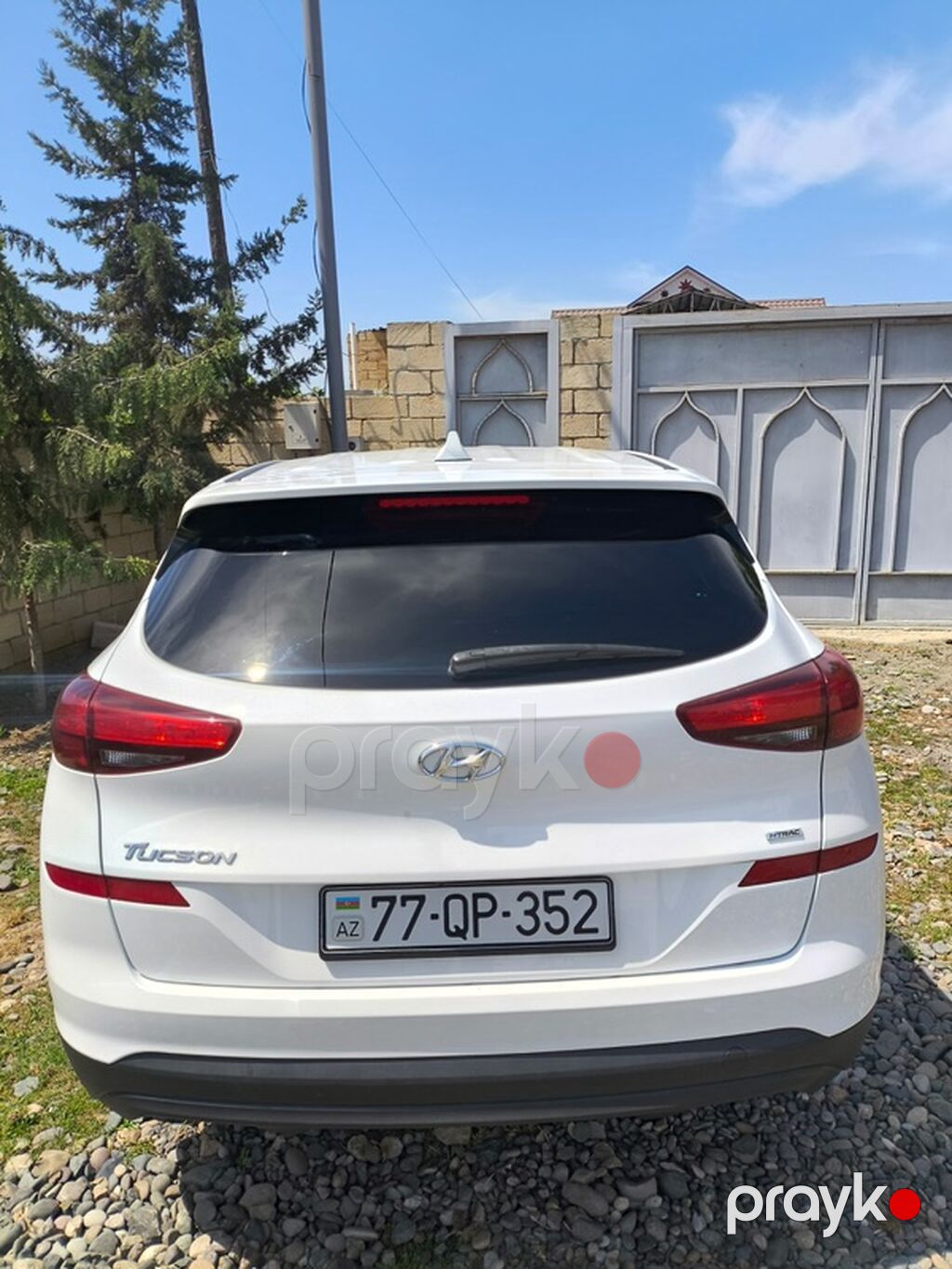 Hyundai Tucson – ağ rəngli, şəhər və kənar səfərlər üçün universal 77-QP-352 — Avtomobillər, Masazır (7)