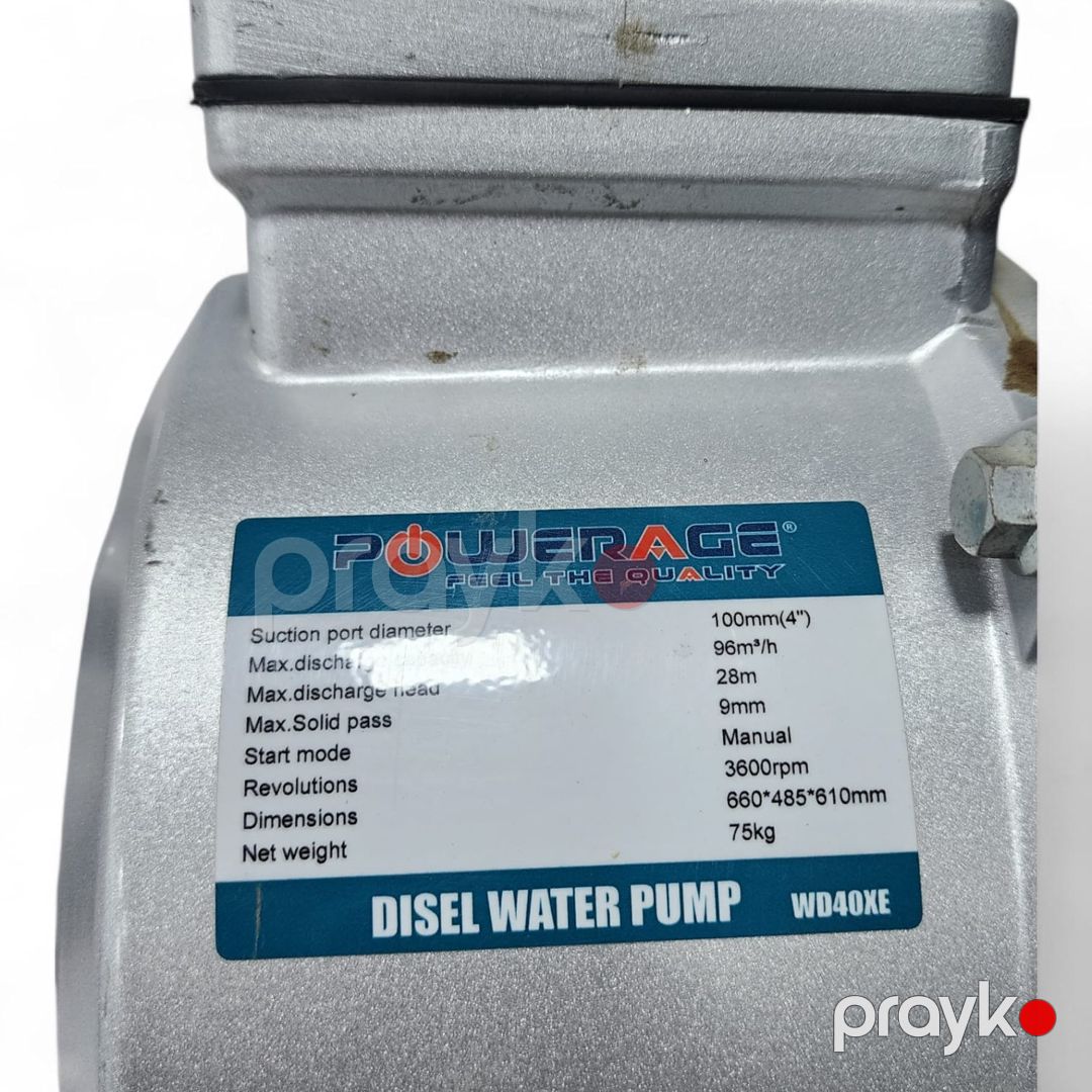 Dizel motor nasosu Power 100 mm, 6600 Vt, 28 m, 1600 litr/dəq — Mallar, Bakı (2)