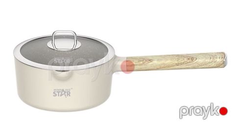 Qazan dəsti Winning Star ST-5210, bej, 4 parça — Bakı