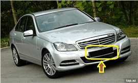 W211 Mercedes, W212 nömrə yeri kantı — Bakı