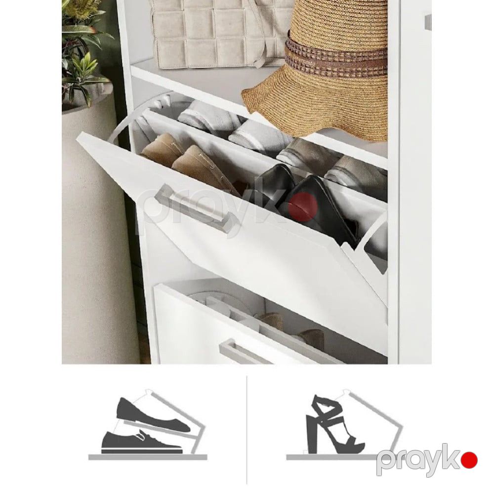 Ayaqqabı üçün altlıq Letta, Ldsp, ağ, 80x25x100 sm — Mallar, Bakı (3)
