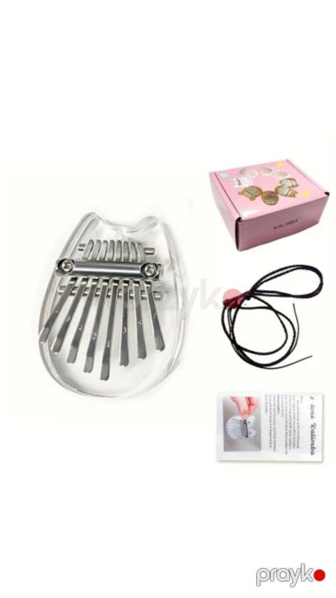 Mini kalimba – şəffaf akril korpuslu, 8 dillikli barmaq — Bakı