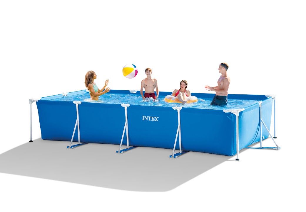 Karkaslı hovuz Intex 28273NP, göy, 450х220х84 sm, 7127 l — Hovuzlar, Bakı (3)