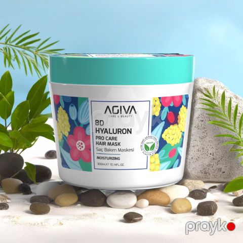 Saç maskası Agiva 8D Hyaluron Pro Care 300 ml — Bakı