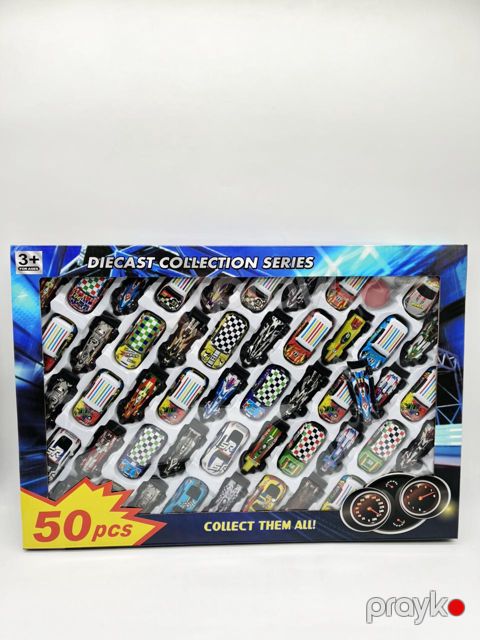 Maşın dəsti Diecast Collection Series, metal, rəngbərəng, 3+ yaş, 50 əd — Bakı