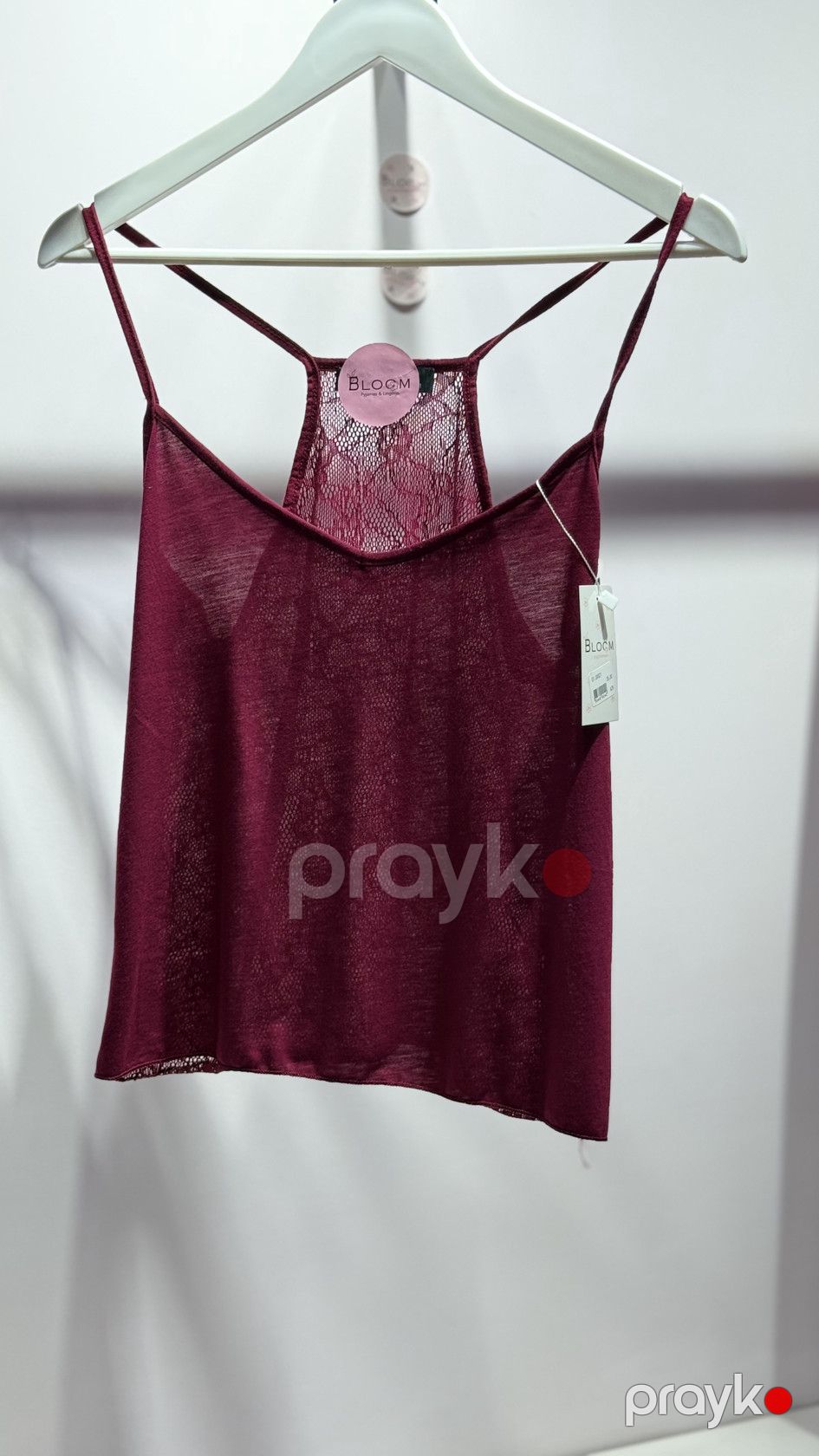 Şalvarlı pijama dəsti qadınlar üçün, elastan/viskoz, tünd qırmızı, ölçü L — Mallar, Bakı (3)