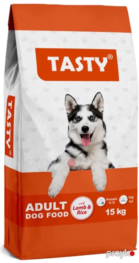 İt yemi Tasty quzu və düyü ilə 15 kq — Bakı