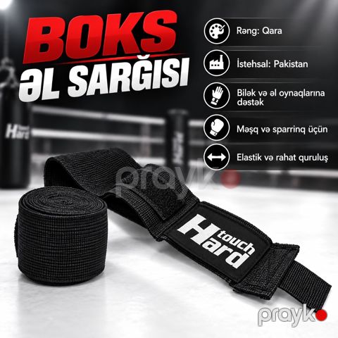 Boks binti Hard Touch, 300 sm, qara — Bakı