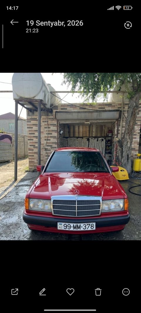 Mercedes-Benz 190 (W201): 2 l 1992 il Sedan — Bakı