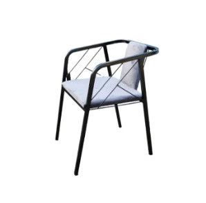 Stul kla_13, metal, boz, 45x40x80 sm — Bakı