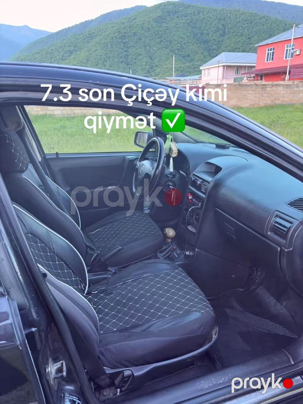 Opel Astra: 2 l 1998 il 200000 km Sedan 99-MK-305 — Avtomobillər, Qax (6)
