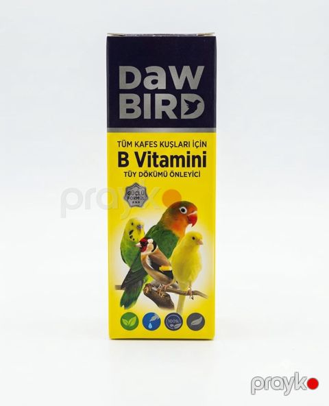 Vitamin DawBird, B qrupu, müxtəlif quşlar, tüktökmə zamanı, damcılar — Bakı