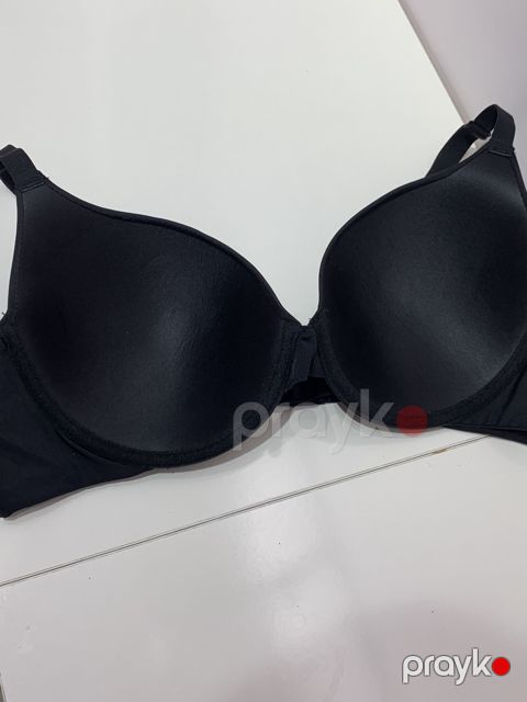 Doldurucusuz büsthalter 02.00039, qara, elastan/poliamid, ölçü 100D — Bakı