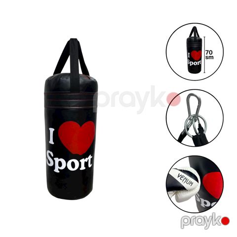 Boks kisəsi I Love Sport 1629/6, 70 sm, qara — Bakı