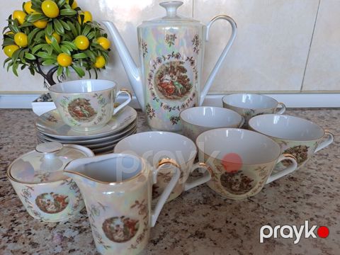 Çay dəsti, Farfor, 6 nəfərlik, Almaniya — Bakı