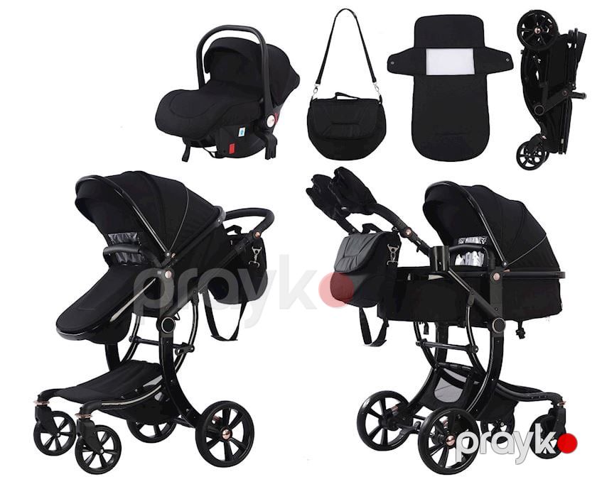 Uşaq arabası Kidilo AYS-G600+C, 20 kq qədər, qara — Mallar, Bakı