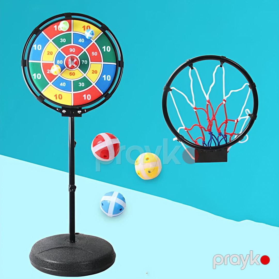 Basketbol halqası dirəkdə Hong Deng, metal/plastik, 5+ yaş — Mallar, Bakı (3)