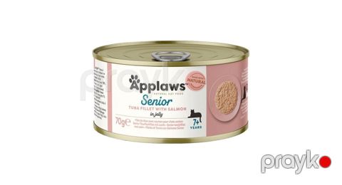 Nəm yem pişiklər üçün Applaws Tuna & Salmon Jelly Senior 70 q — Bakı