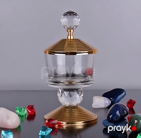 Konfet qabı, şüşə, şəffaf, 150 ml — Bakı