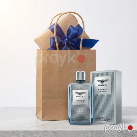 Bentley Momentum Unlimited kişilər üçün tualet suyu 100 ml, hədiyyəlik bağlama — Bakı