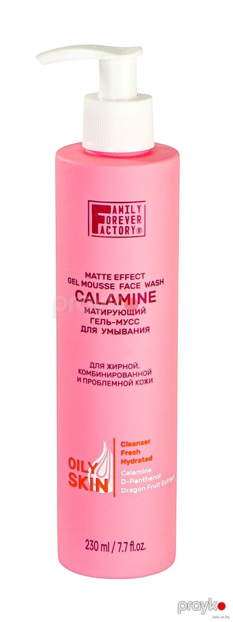 Yuyunma üçün gel-köpük Family Forever Factory Calamine, 230 ml — Bakı