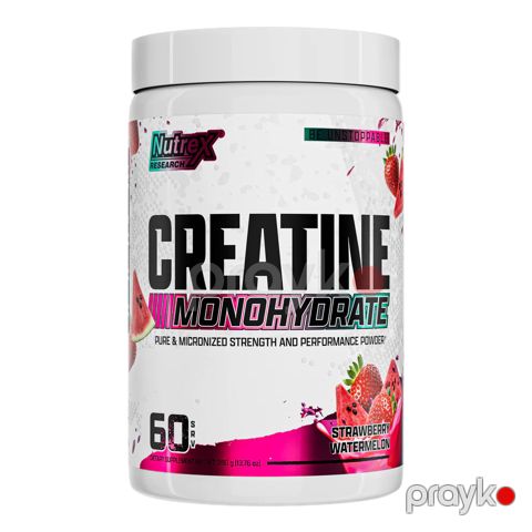 Kreatin No Brand Monohydrate Strawberry/Watermelon, 60 porsiya, 390 q — Bakı