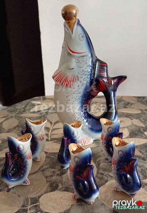 Balıq porselen satılır — Bakı