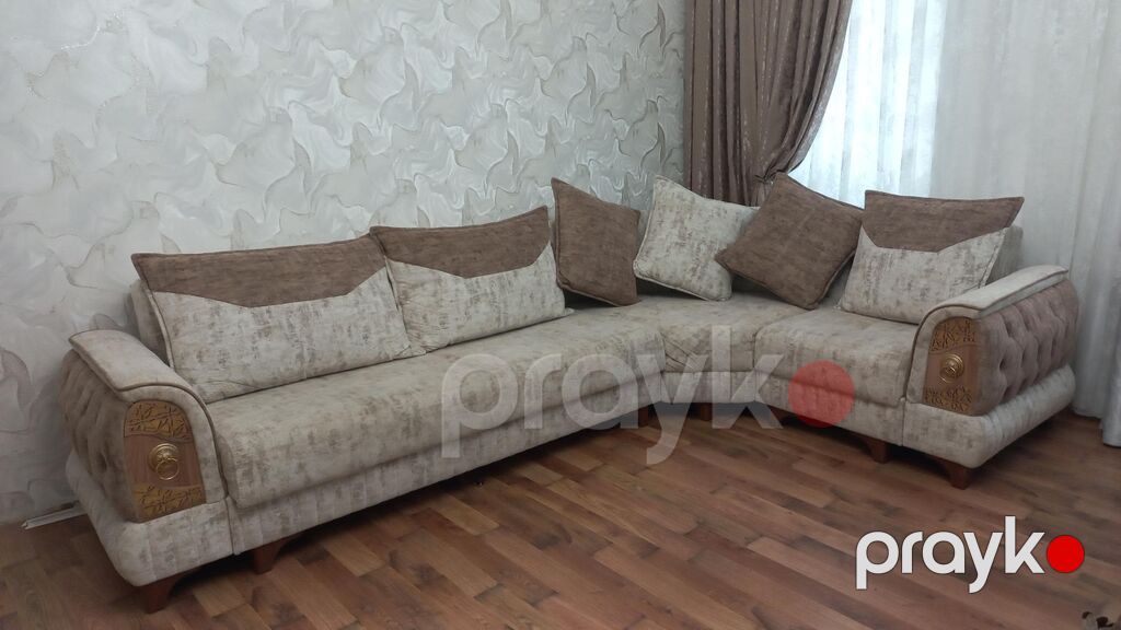 Künc divan 670 Azn.Bazalıdır, açılır yataq olur.küncləri dəyişir. Yeni — Divanlər, Digah (3)