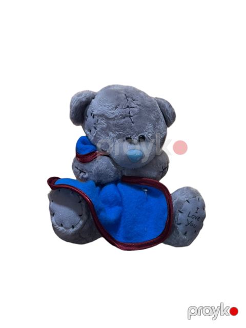 Yumşaq oyuncaq FSY-12162, peluş, göy/boz, 10 sm — Bakı