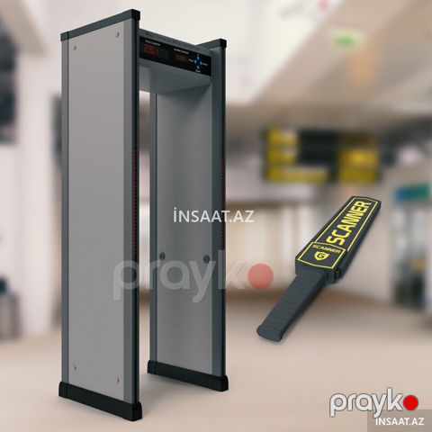 arka tipli metal detektor scaner — Bakı
