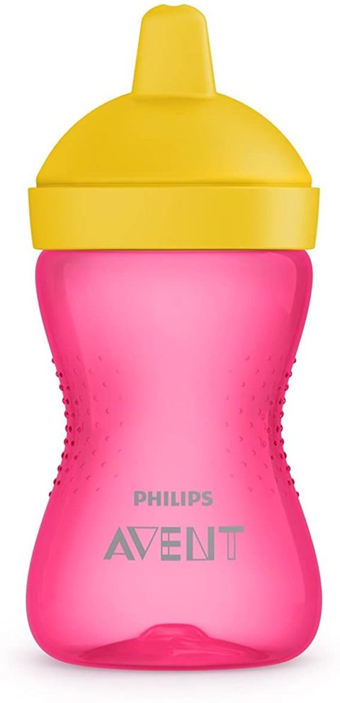 Tökülməyən fincan Philips Avent, 18 ay, 300 ml, çəhrayı/sarı — Bakı