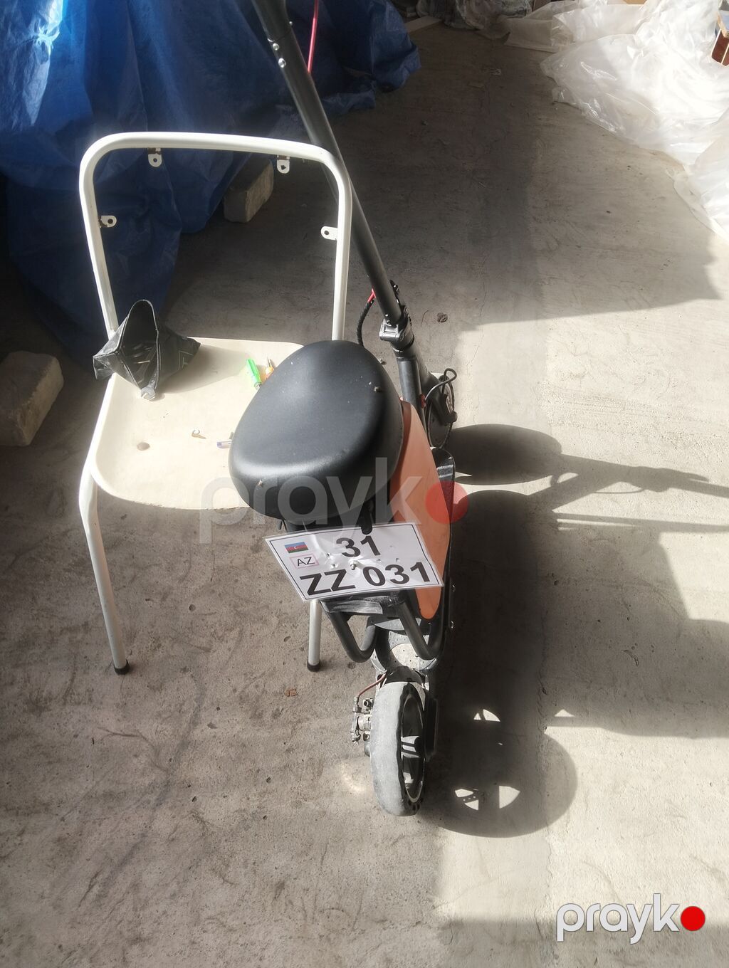 Elektrik skuter – oturacaqlı, aksesuarlarla - Şəhər içi rahat və — Skuterlər, İsmayıllı (3)