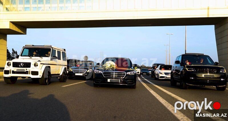 Mercedes S class 2022, 2023 il — Minik avtomobili icarəsi, Bakı (4)