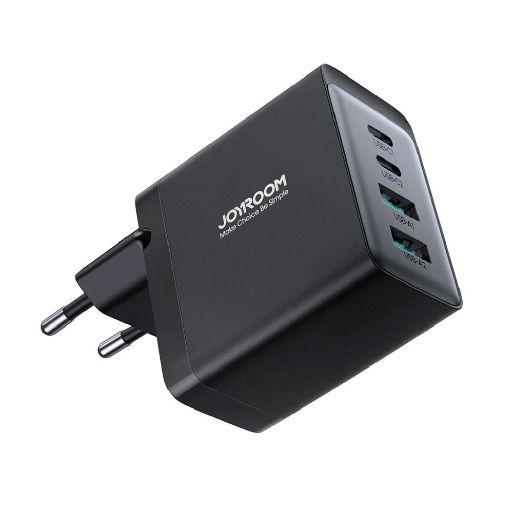 Joyroom 67W Gan Charger 4Ports+Cable Black / TCG02 — Şarj cihazları, Bakı (2)