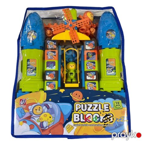 Blok konstruktor Puzzle Block, 73 parça — Bakı